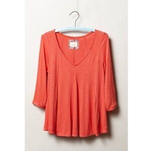 Anthropologie Deletta Godet Swing Tee